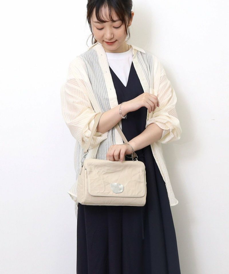 Nananoel ナナノエル 【メタルボタン2WAYショルダーバッグ