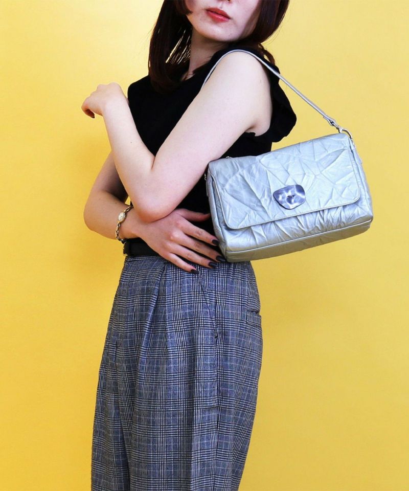 Nananoel ナナノエル 【メタルボタン2WAYショルダーバッグ