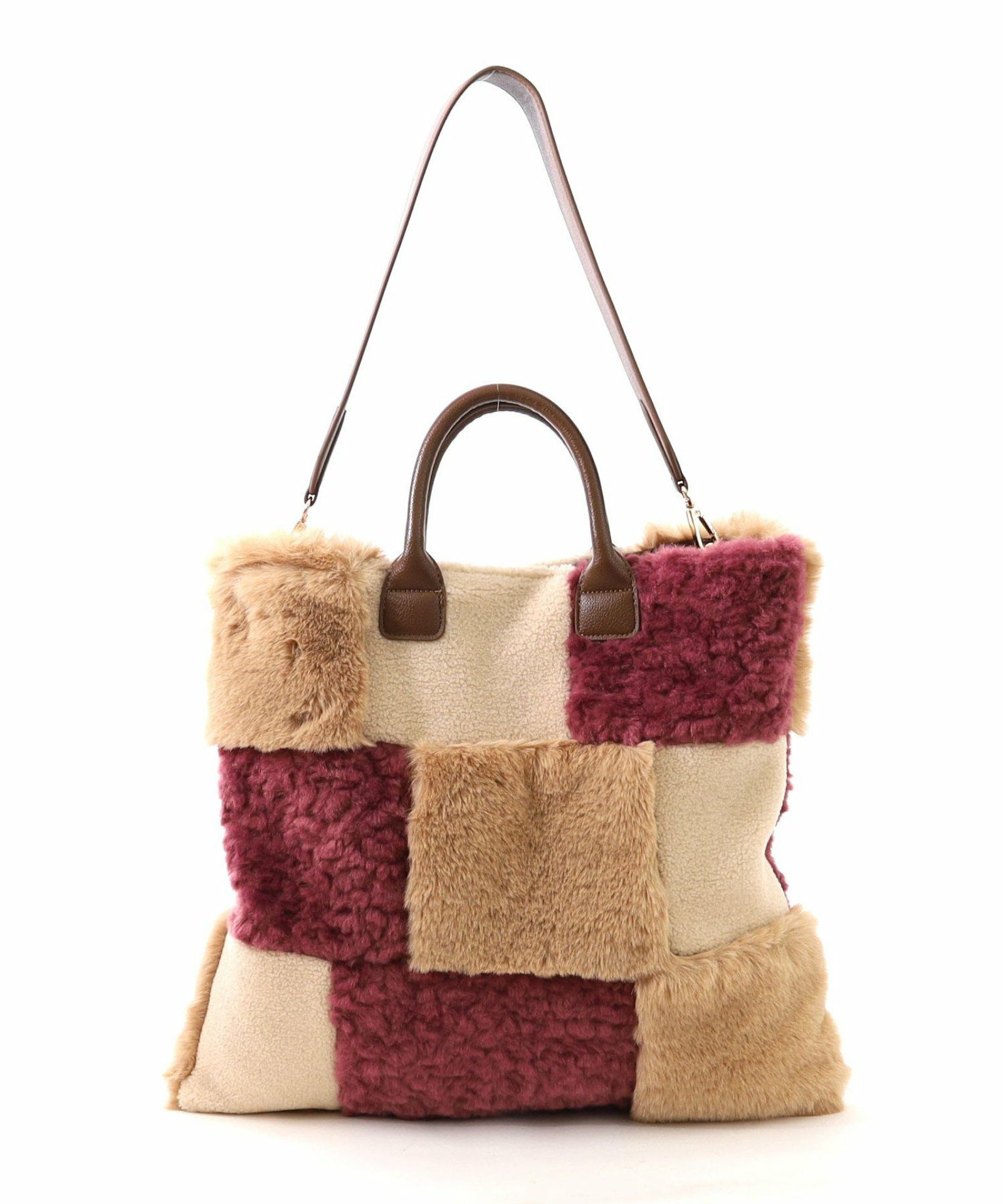 Nananoel ナナノエル 【パッチワークエコファー2WAYトート