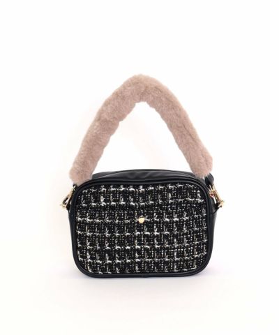 COOCO クーコ 【COOCO x SMILEY エコファーツイード3WAYバッグ