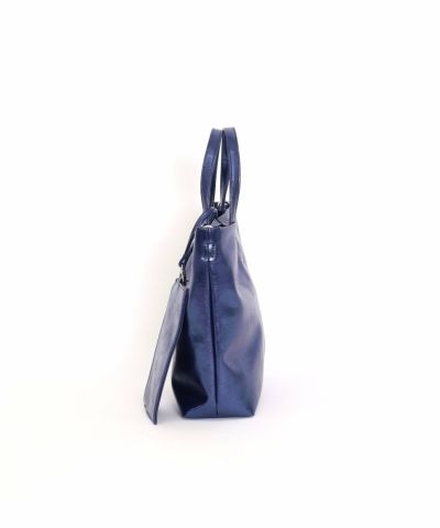 COOCO クーコ 【メタリックフェイクレザー2WAYトート