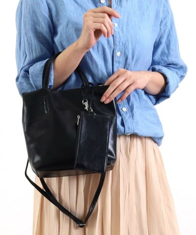 2WAYキャンバス レザー ベージュ ブラック 黒 ゴールド金具 1BA355 2WAYキャンバス レザー ベージュ ブラック 黒 ゴールド金具 1BA355