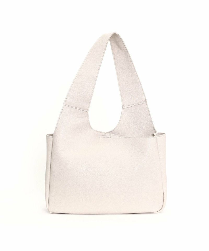 こりすこ‼️ クリーム色レザー ハンドバッグ Kanmi｜大切な荷物を守る防水レザー「All Story ボディバッグ」【B22