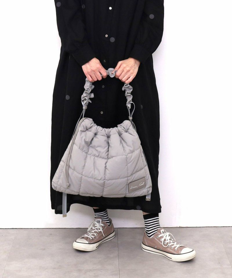 SMIRNASLI サミールナスリ 【キルティングxフリルトートバッグ