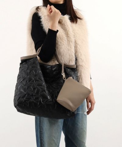 COOCO クーコ 【星柄キルティングトート】 レディース バッグ トート