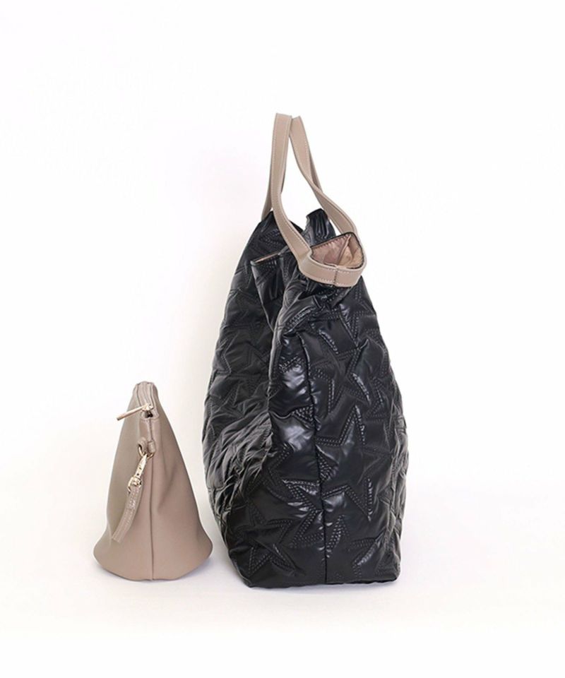 COOCO クーコ 【星柄キルティングトート】 レディース バッグ トート