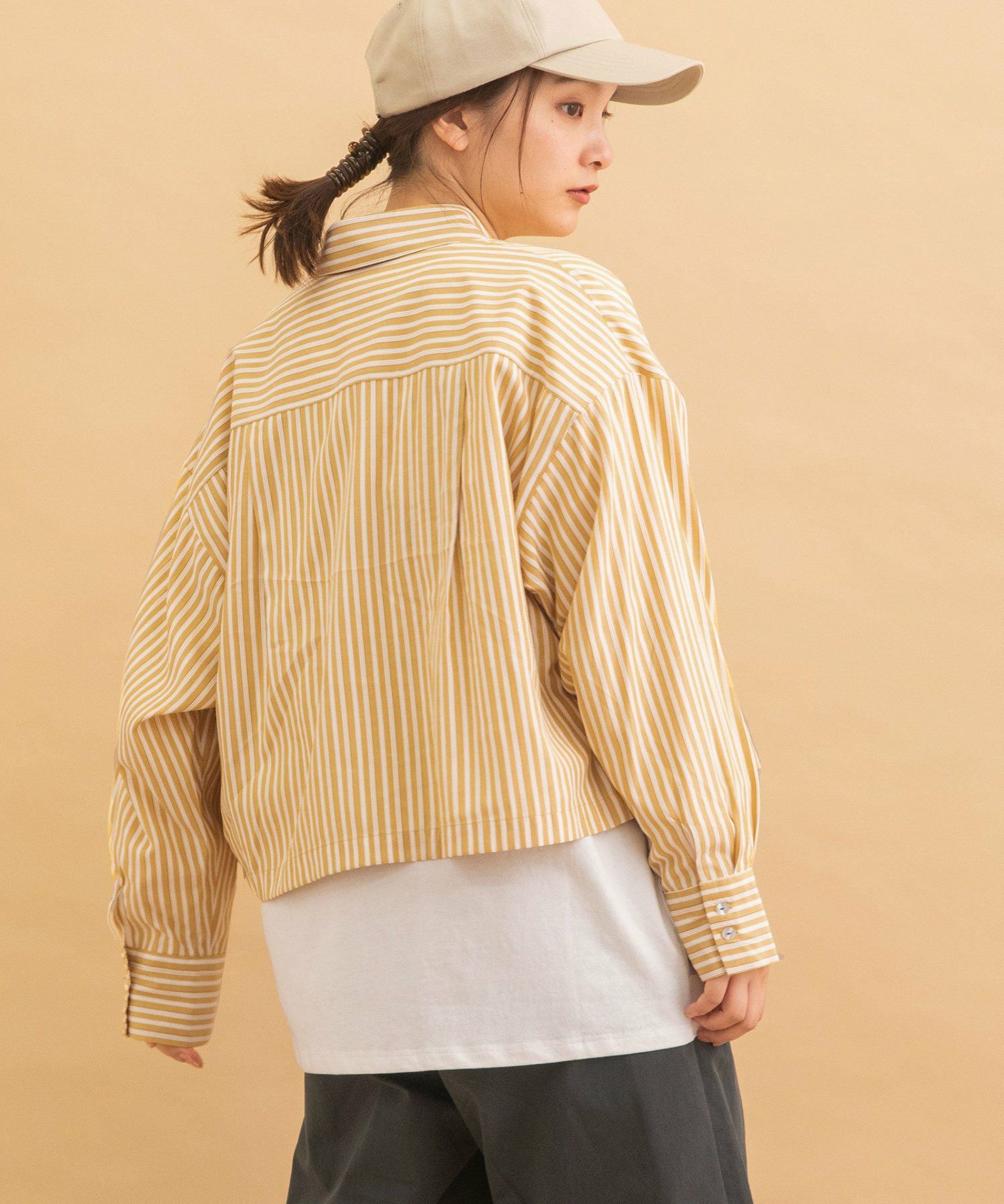 WINTER SALE】クロップド丈レギュラーカラーシャツ | COO ONLINE