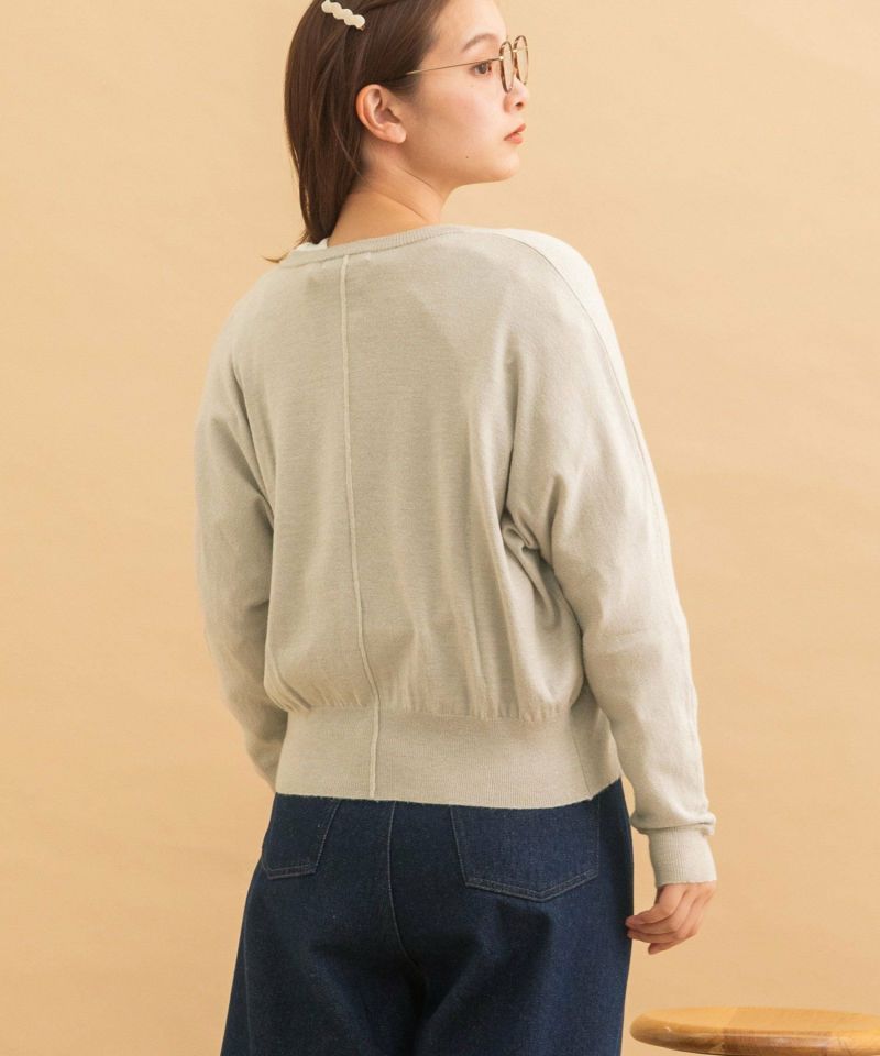 SPECIAL PRICE】下前立て配色ドルマンニットカーディガン | COO SPECIAL PRICE】下前立て配色ドルマンニットカーディガン | COO