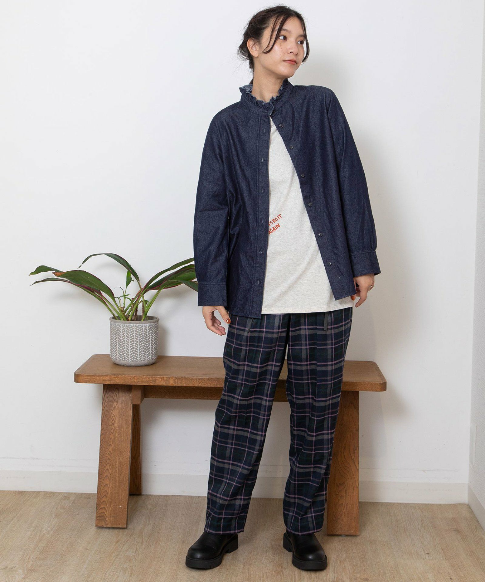 WINTER SALE】タータンチェックダブルリボンパンツ | COO ONLINE