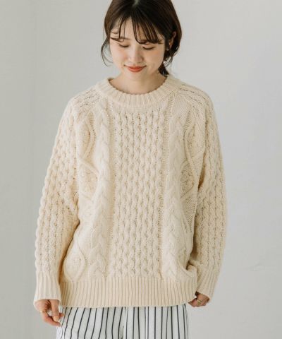 SPECIAL PRICE】クルーネックアランニット | COO ONLINE