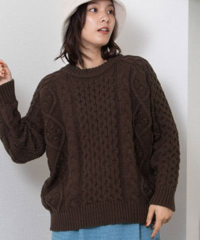 SPECIAL PRICE】クルーネックアランニット | COO ONLINE