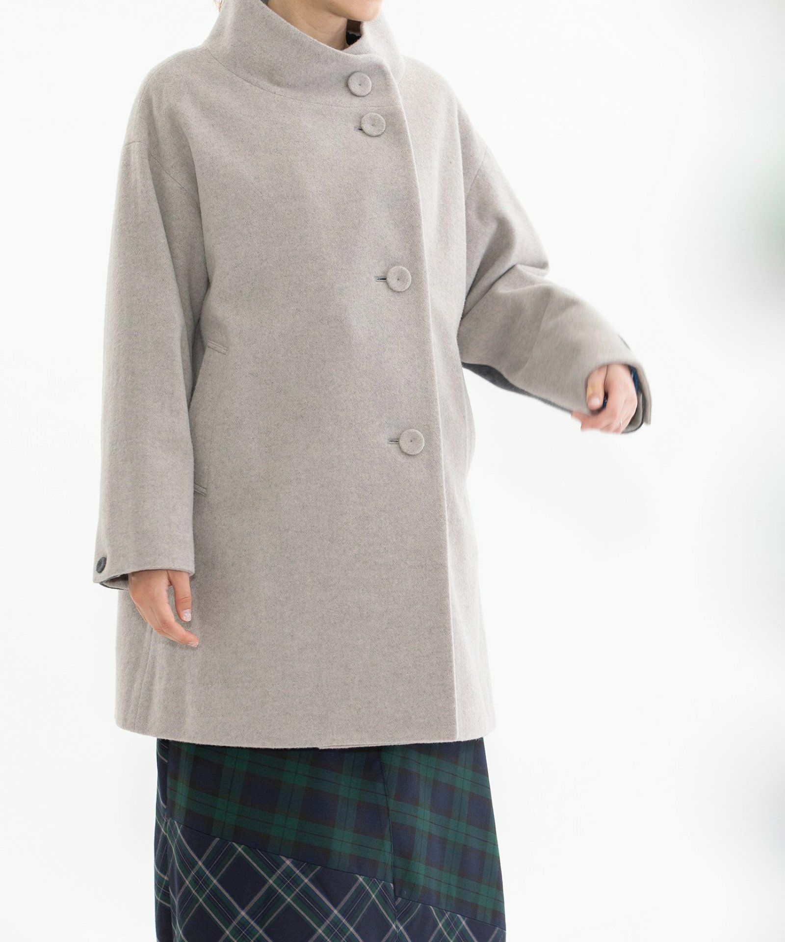SPECIAL PRICE】Pecolambビーバースタンドカラーコート | COO ONLINE