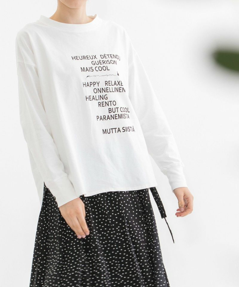 PNT]トップス・Tシャツ 胸ロゴ刺繍入りTシャツ - Matsubara co