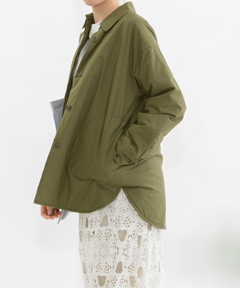 タイプライターリバーシブル中綿シャツジャケット | COO ONLINE