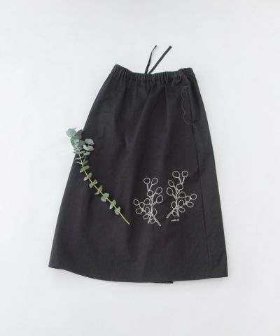 WINTER SALE】コットンツイルユーカリ綿刺繍スカート | COO ONLINE