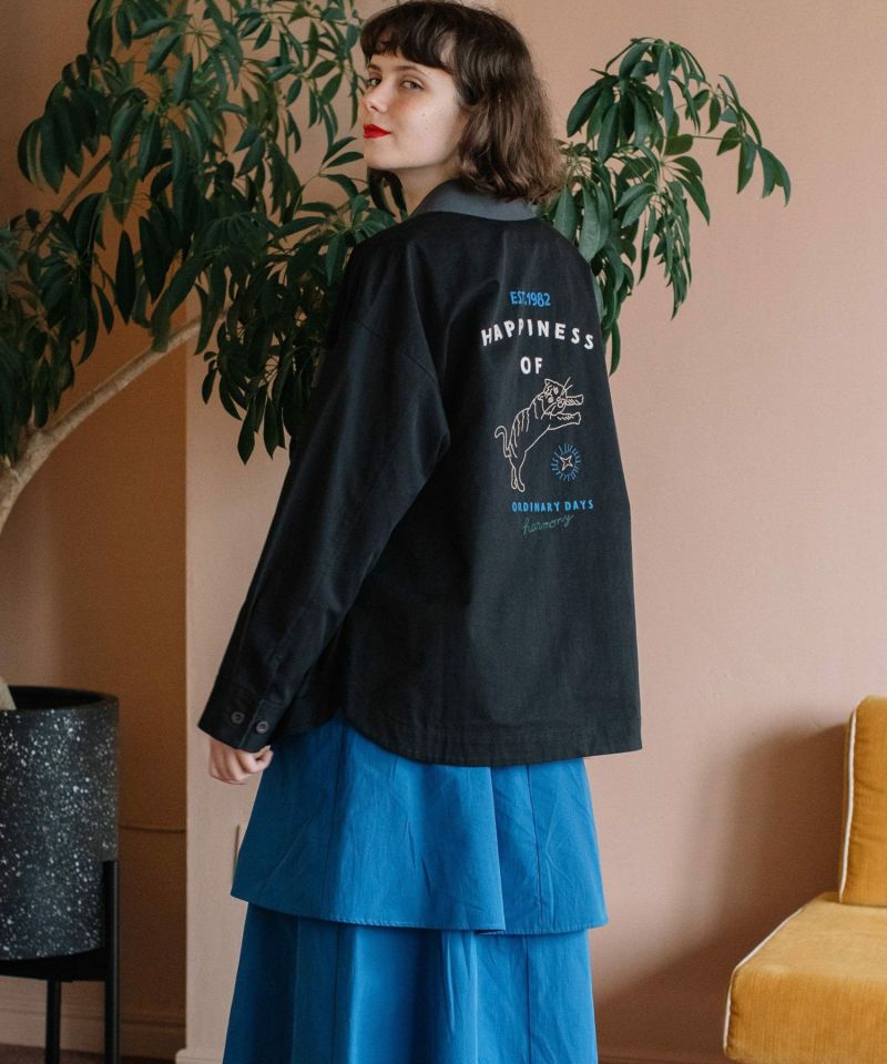 SPECIAL PRICE】メッセージ刺繍シャツジャケット | COO ONLINE
