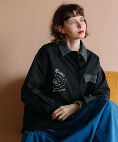 SPECIAL PRICE】メッセージ刺繍シャツジャケット | COO ONLINE