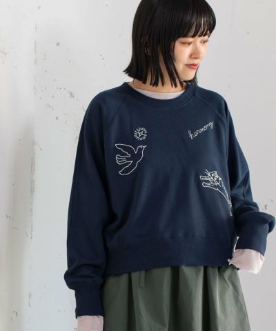 SPECIAL PRICE】スーベニア刺繍クロップドスウェット | COO ONLINE