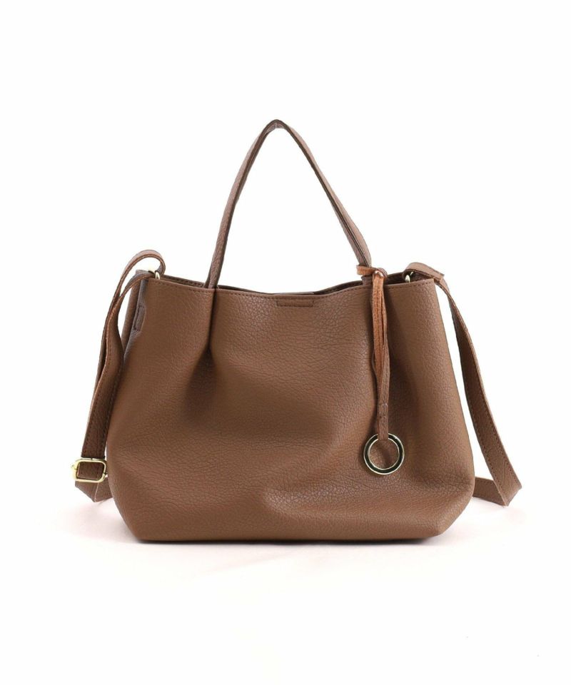 ソフトフェイクレザータックミニ2WAYトートバッグ | COO ONLINE