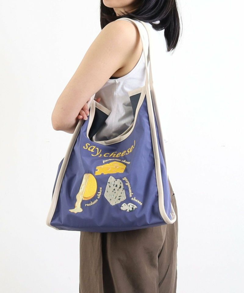 COOCO トートバッグ SMILEY×COOCO モチーフ刺繍トート