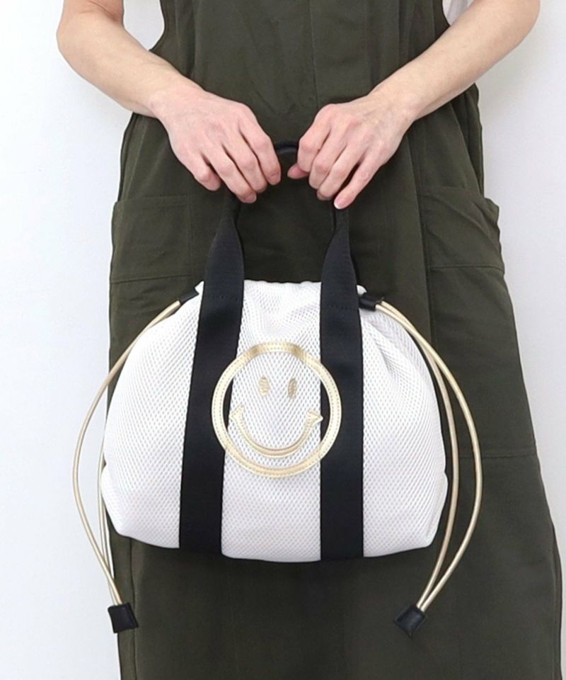 FINAL SALE】40％OFF 期間限定 SMILEY メッシュ巾着トート