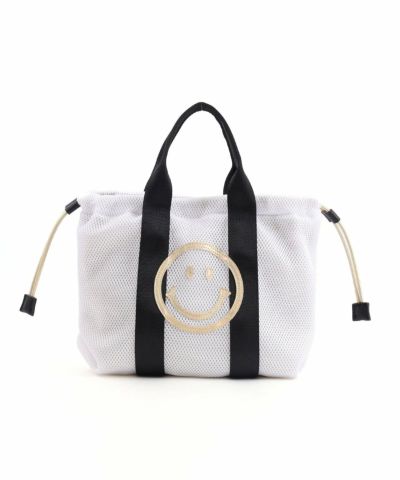FINAL SALE】40％OFF 期間限定 SMILEY メッシュ巾着トート
