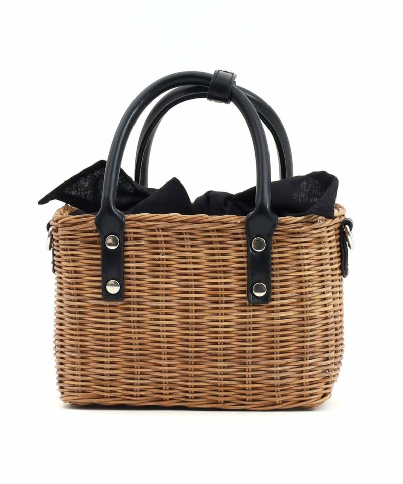 HIAND ラタンカゴバッグ　美品 HIAND ラタンカゴバッグ