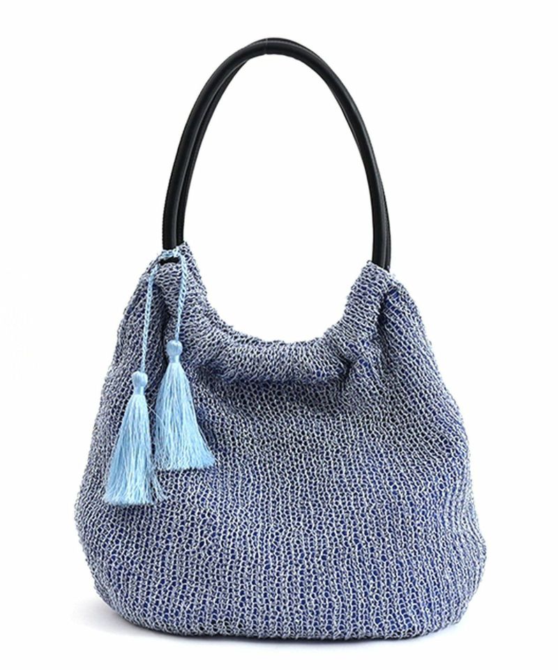 FINAL SALE】40％OFF 期間限定 メタリックコード編トートバッグ