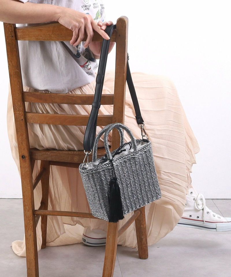 サマーセール】30%OFF 期間限定 タッセル付メタリックフィルム