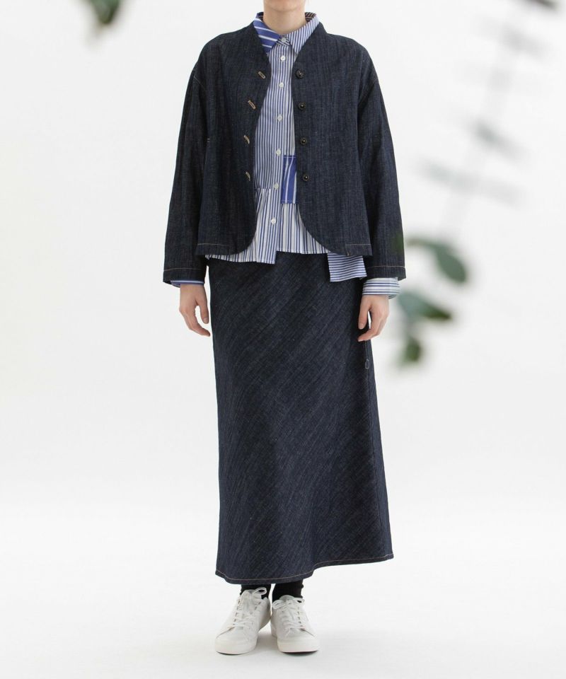 【タグ付き】nop de nod miscアシメトリー裾フリルシャツ SUMMER SALE】miscアシメトリー裾フリルシャツ | COO ONLINE