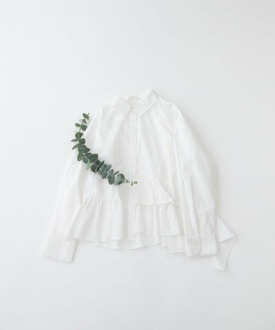 SUMMER SALE】miscアシメトリー裾フリルシャツ | COO ONLINE