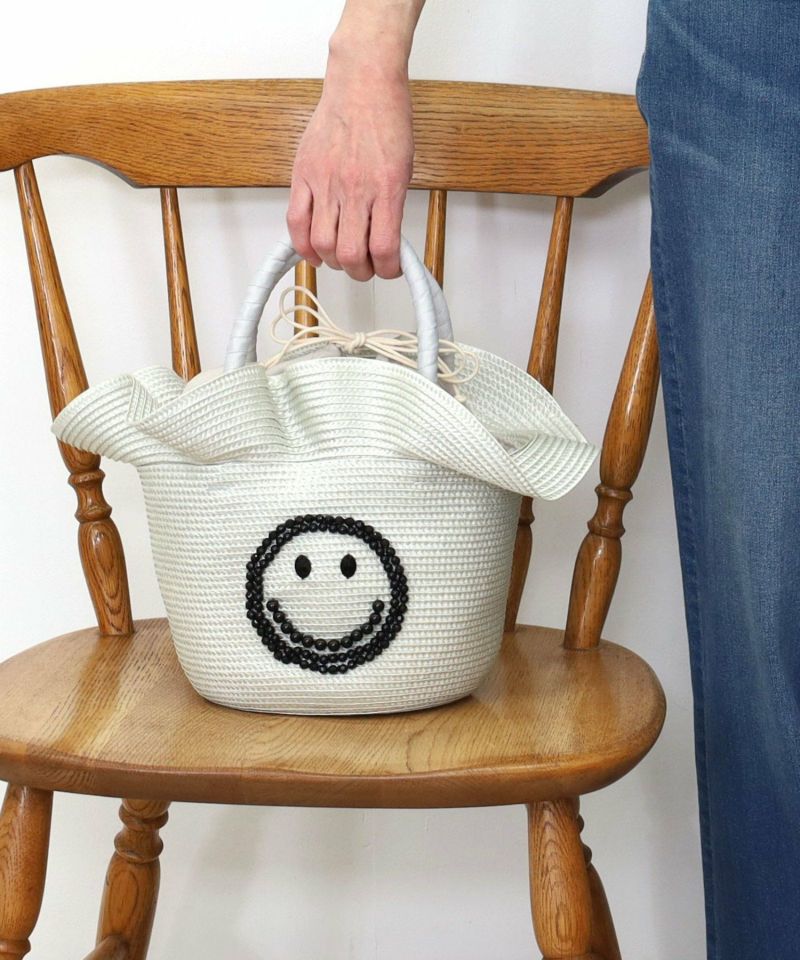 ☆20％OFF☆【GW SPECIAL SALE】 SMILEY ビーズ刺繍フリル