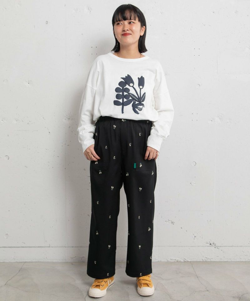 butter goods コーデュロイ　パンツ　ローズ刺繍 butter goods コーデュロイ パンツ ローズ刺繍 パンツ