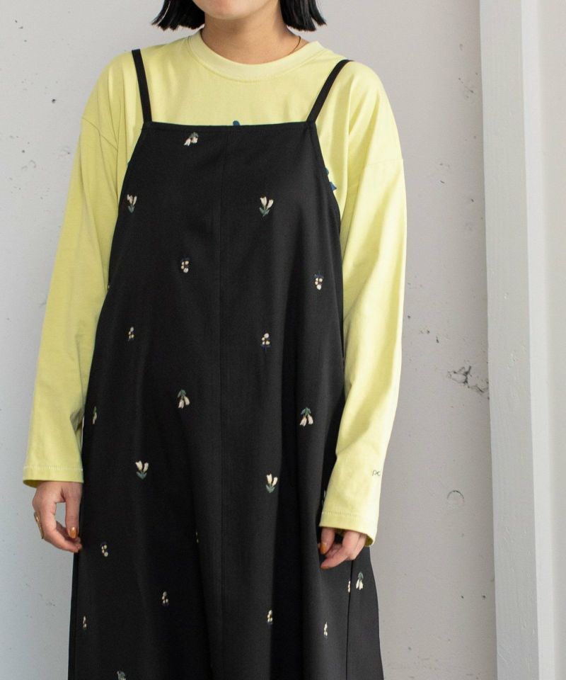 SUMMER SALE】フラワー刺繍ジャンパースカート | COO ONLINE