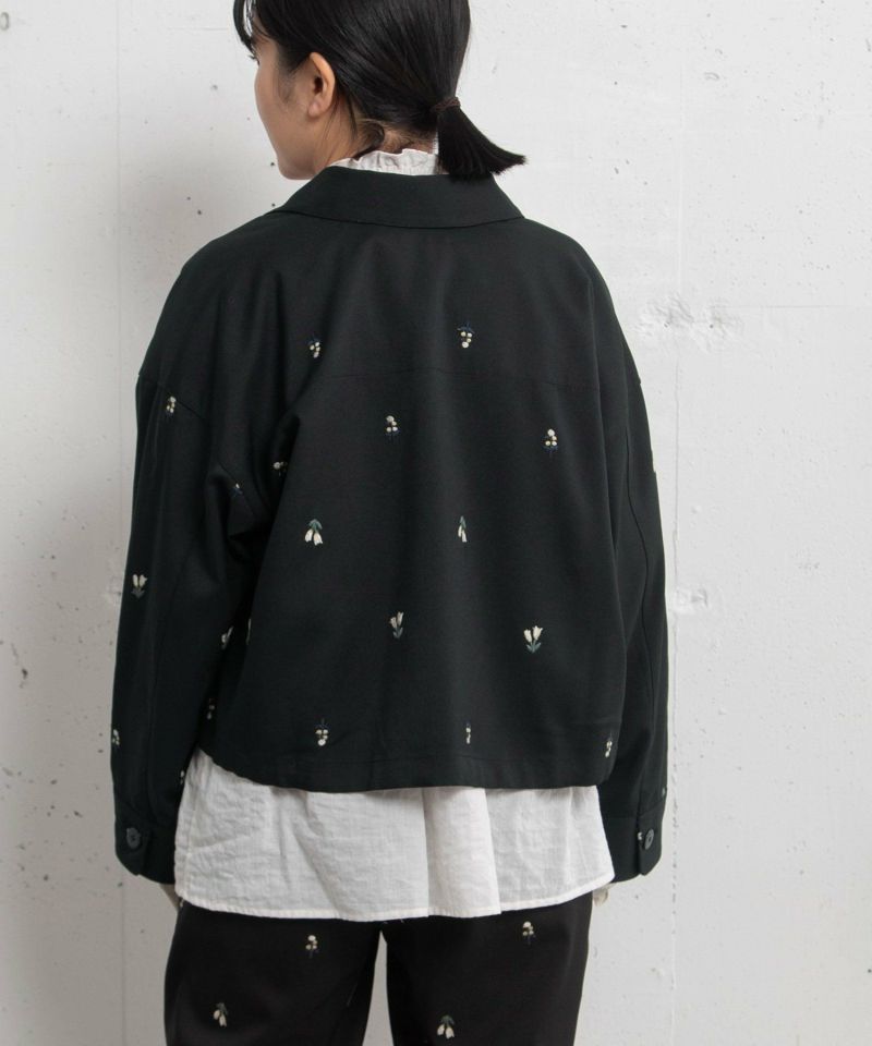 SPECIAL PRICE】フラワー刺繍パッチポケットジャケット | COO ONLINE SPECIAL PRICE】フラワー刺繍パッチポケットジャケット | COO ONLINE