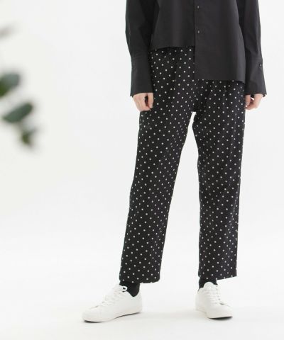 PRE SALE】コットンサテンペグトップゆるスリムパンツ | COO ONLINE