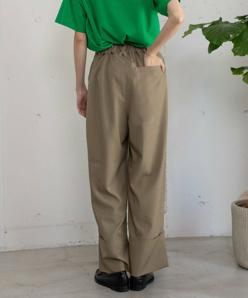 MORE PRICE DOWN】ロールアップデザインワイドパンツ | COO ONLINE