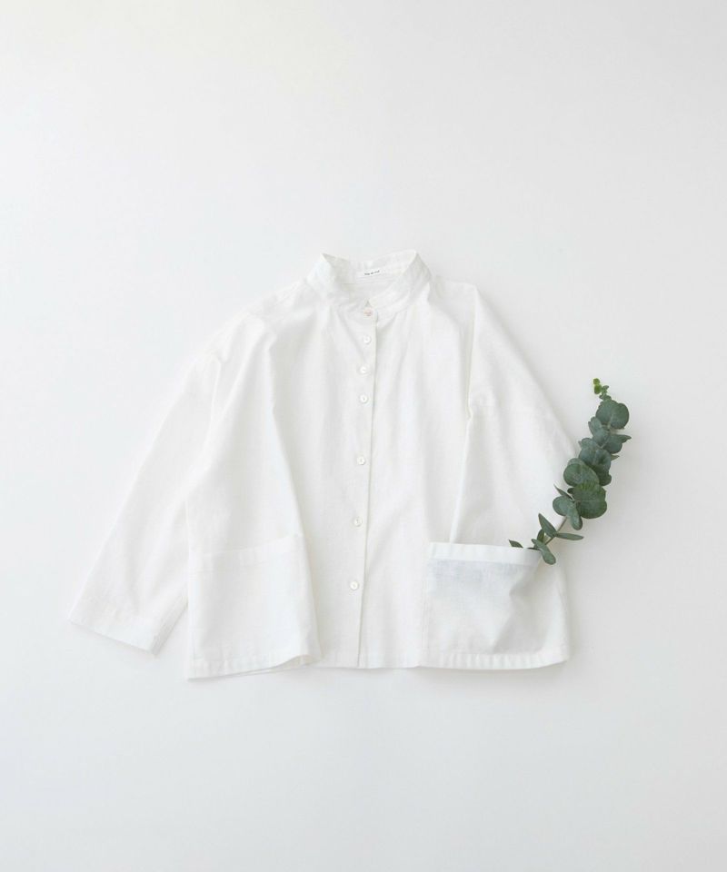 SUMMER SALE】リネンコットンダッチカラージャケットシャツ