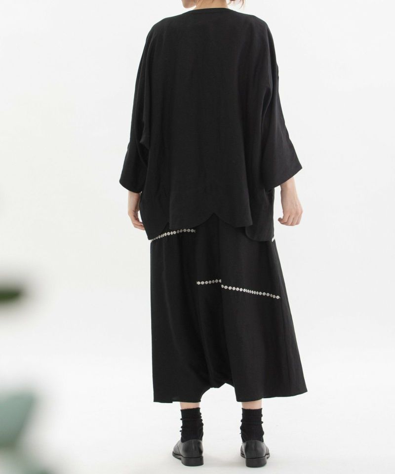 新品！ノップドゥノッド.nop de.nod/裾ゴムサルエルバルーンパンツ