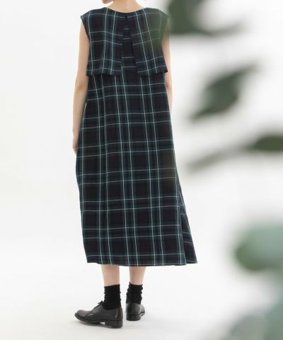 SUMMER SALE】リネンレーヨンラッフル2wayノースリーブ