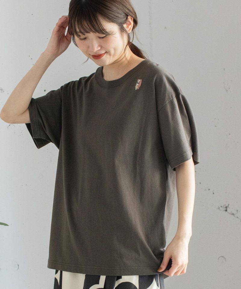 チャイハネ チャイハネ カシエ刺繍トップス （ブラック