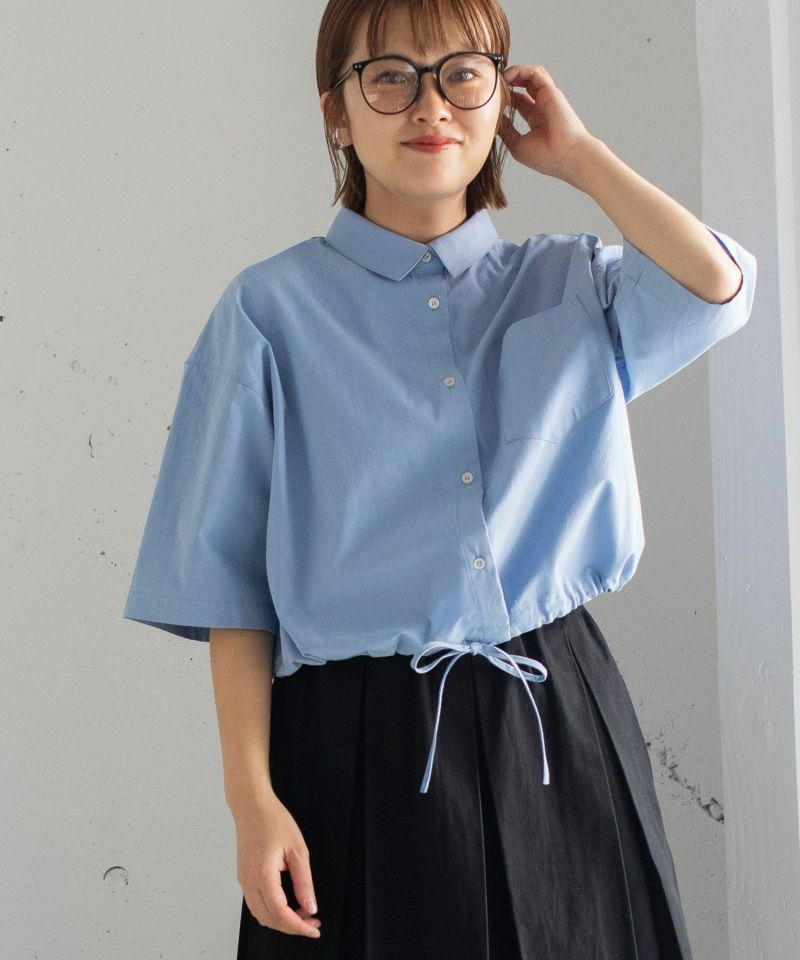 MORE PRICE DOWN】レギュラーカラークロップドシャツ | COO ONLINE