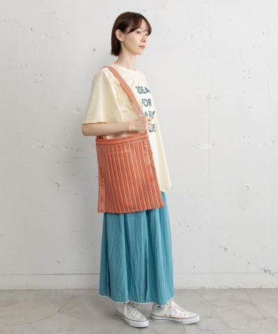 PATOU☆ストライプ ストラップ付ショルダーバッグ♪【送料込】 ストライプネットショルダーバッグ | ファッション通販サイト NUGU