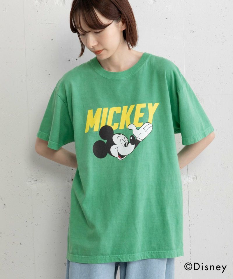 【GOOD ROCK SPEED】MICKEY ミッキープリントロンT ベージュ GOOD ROCK SPEED/グッドロックスピード】MICKEY ロンTシャツ（4