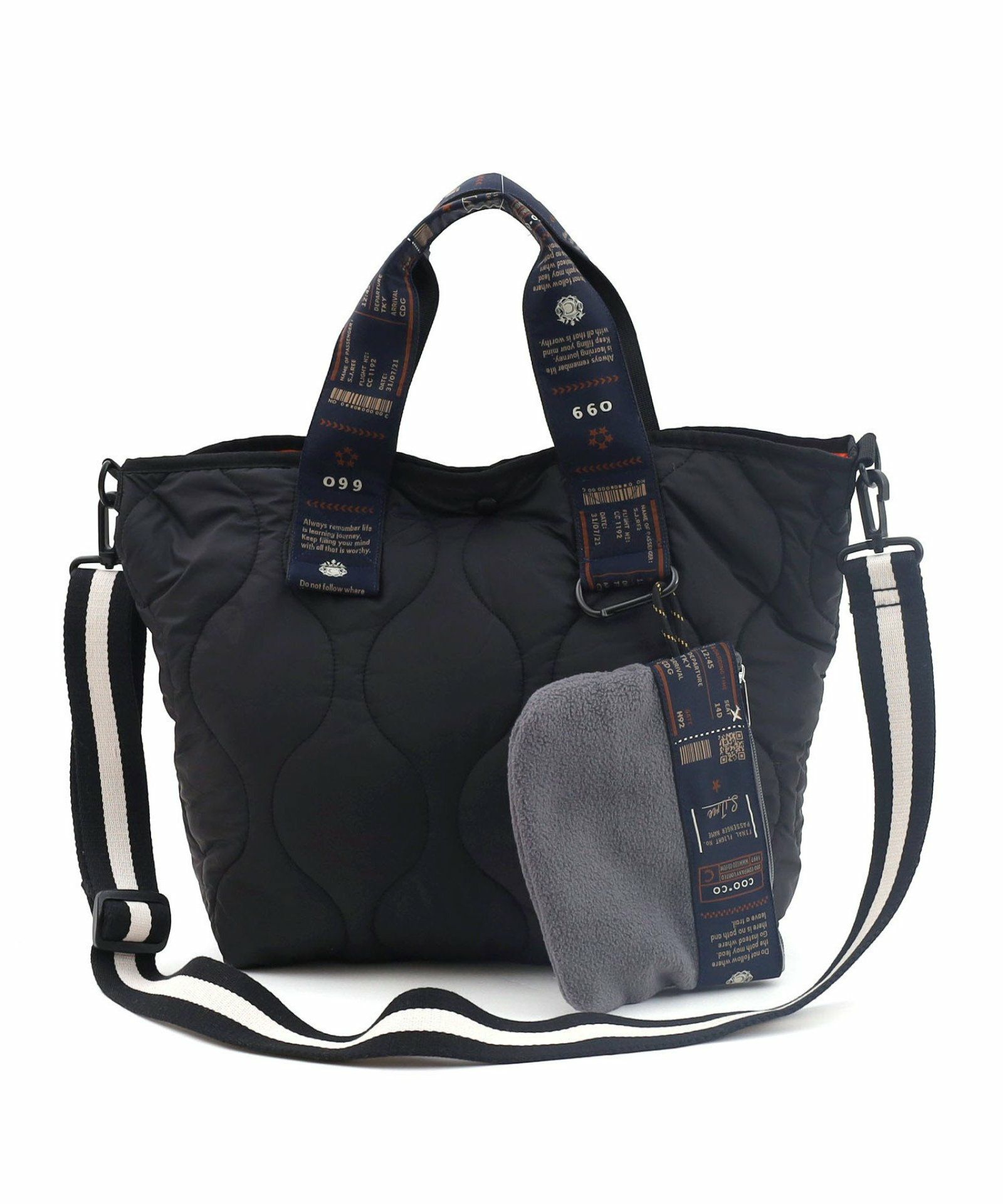 OUTLET SALE】 オリジナル柄テープキルティング2WAYトートバッグ