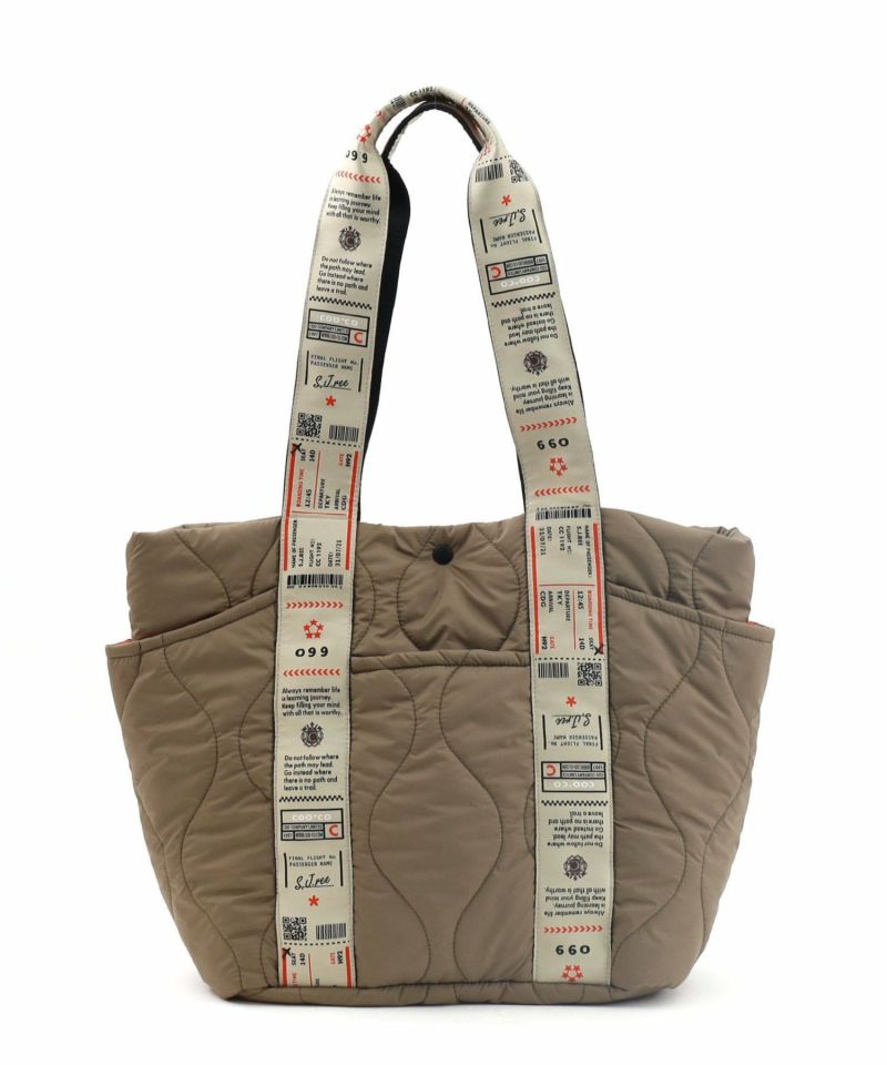 WINTER SALE】30％OFFオリジナル柄テープキルティング多ポケトート