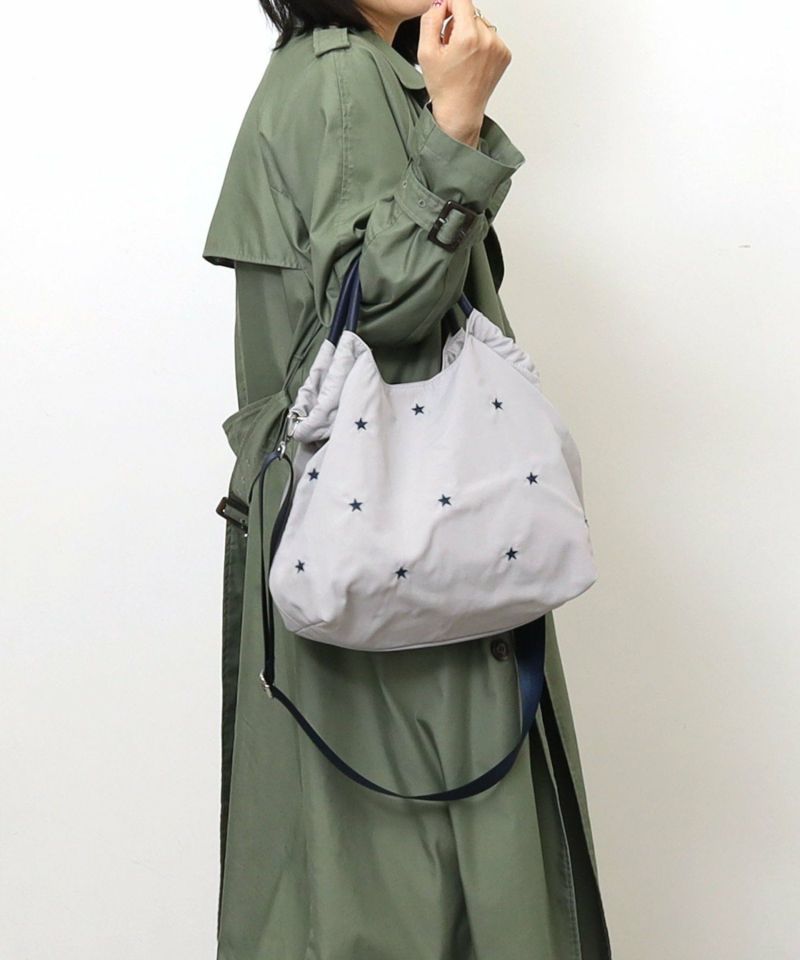 星柄刺繍軽量2WAYトートバッグ | COO ONLINE