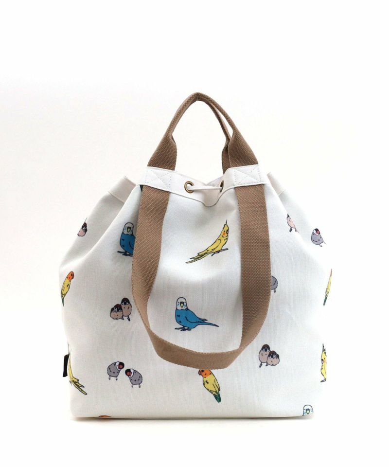 ❤新品・未使用❤【COOCO】ペットプリントダブルハンドル巾着バッグ A4収納 ペットプリントダブルハンドル巾着バッグ／A4対応 | COO ONLINE