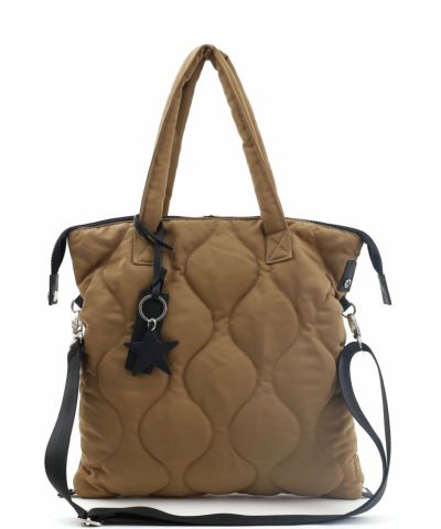 ダークグレー キルティングトートバッグ イッカ ikka キルティングビッグトートバッグ （グレー