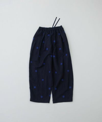 662 nop de mod ガウチョパンツ Mサイズ ダークブルー 公式通販】nop de nod（ノップドゥノッド）のパンツ|クー